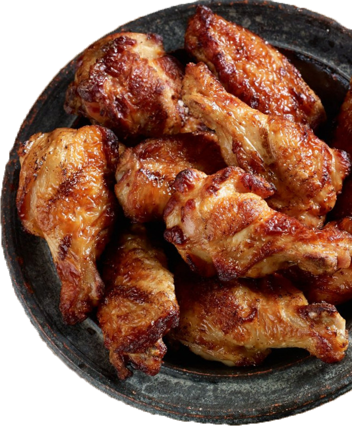 39452002 Ailes de poulet grillées entièrement cuites (2kg)