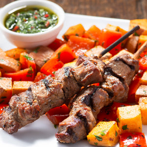 12451575 Fully Cooked Beef brochettes (40-80 brochettes)